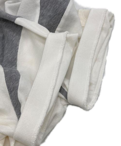 MONCLER（モンクレール）MONCLER (モンクレール) ポロシャツ ホワイト サイズ:Lの古着・服飾アイテム