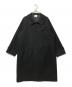 ENDER PRODUCTS（アンダープロダクツ）の古着「ステンカラーコート」｜ブラック