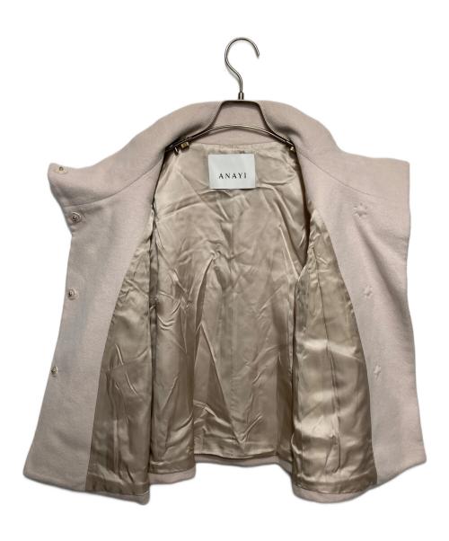 ANAYI（アナイ）ANAYI (アナイ) アンゴラブレンドジャケット ピンク サイズ:38の古着・服飾アイテム