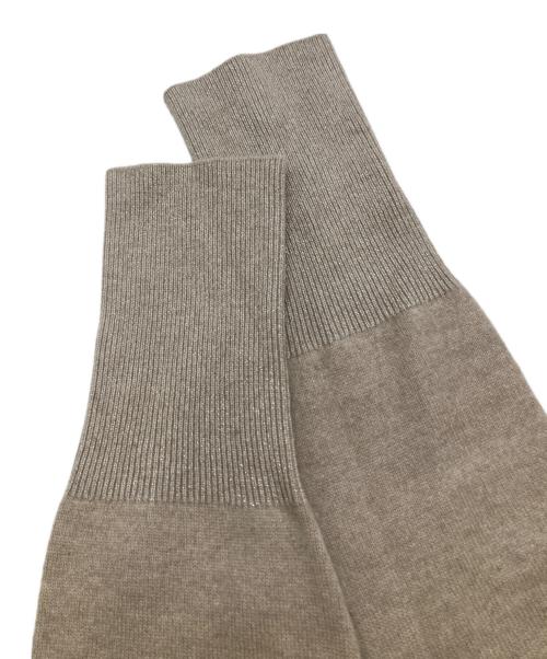 Fabiana Filippi（ファビアナフィリッピ）Fabiana Filippi (ファビアナフィリッピ) 襟付きカシミヤブレンドニット ベージュ サイズ:XSの古着・服飾アイテム