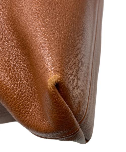MOTHERHOUSE（マザーハウス）MOTHERHOUSE (マザーハウス) レザーショルダーバッグ ブラウンの古着・服飾アイテム