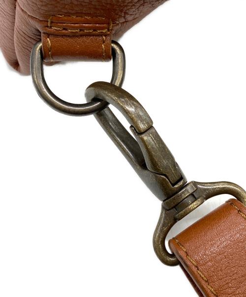 MOTHERHOUSE（マザーハウス）MOTHERHOUSE (マザーハウス) レザーショルダーバッグ ブラウンの古着・服飾アイテム