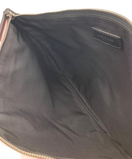 JIL SANDER（ジルサンダー）JIL SANDER (ジルサンダー) クラッチバッグ ブラック×オレンジの古着・服飾アイテム