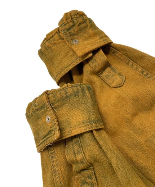 BANANA REPUBLIC（バナナリパブリック）BANANA REPUBLIC (バナナリパブリック) 製品染めウエスタンシャツ オレンジ サイズ:Ｌの古着・服飾アイテム