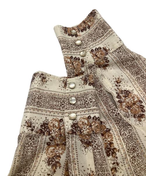 H BAR C（エイチバーシー）H BAR C (エイチバーシー) 襟芯ウエスタンシャツ ベージュ サイズ:17-36の古着・服飾アイテム