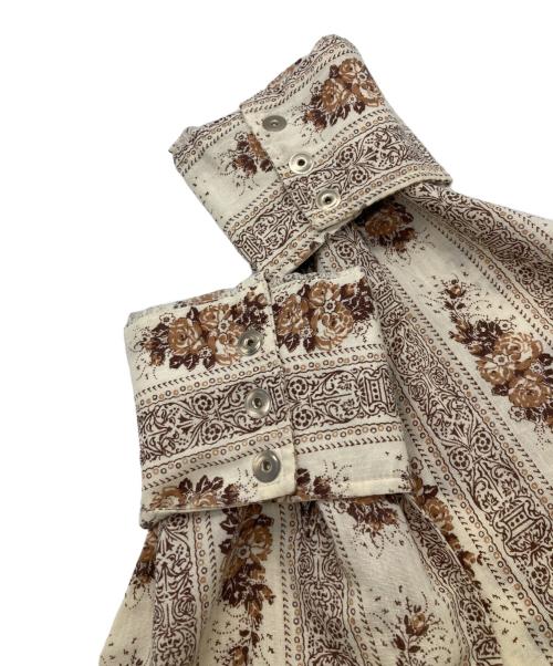 H BAR C（エイチバーシー）H BAR C (エイチバーシー) 襟芯ウエスタンシャツ ベージュ サイズ:17-36の古着・服飾アイテム