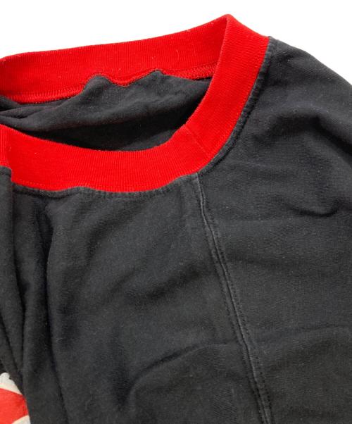 NIKE（ナイキ）NIKE (ナイキ) オールドプリントリンガーTシャツ レッド×ブラック サイズ:Ｍの古着・服飾アイテム