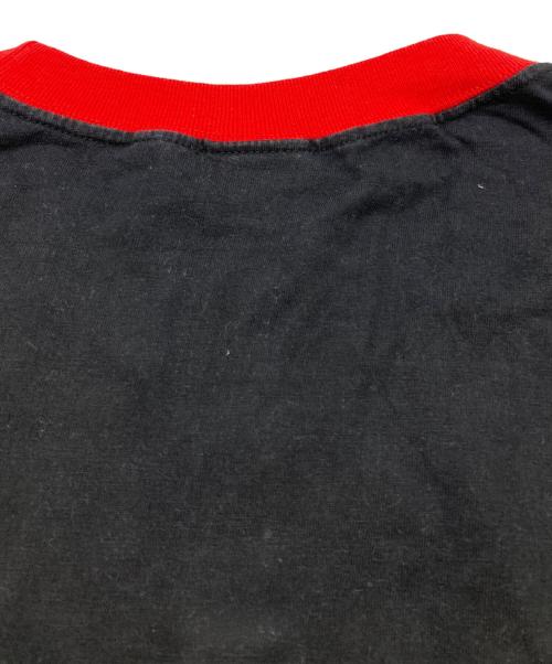 NIKE（ナイキ）NIKE (ナイキ) オールドプリントリンガーTシャツ レッド×ブラック サイズ:Ｍの古着・服飾アイテム
