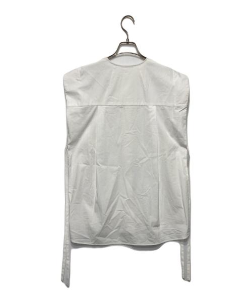 YORI（ヨリ）YORI (ヨリ) ウェッジラインブラウス ホワイト サイズ:Fの古着・服飾アイテム