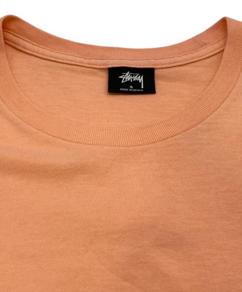 stussy（ステューシー）stussy (ステューシー) シャドーマンプリントTシャツ ピンク サイズ:Sの古着・服飾アイテム