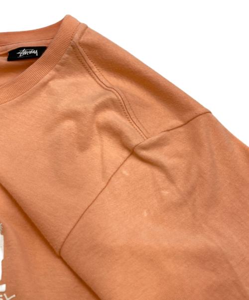 stussy（ステューシー）stussy (ステューシー) シャドーマンプリントTシャツ ピンク サイズ:Sの古着・服飾アイテム