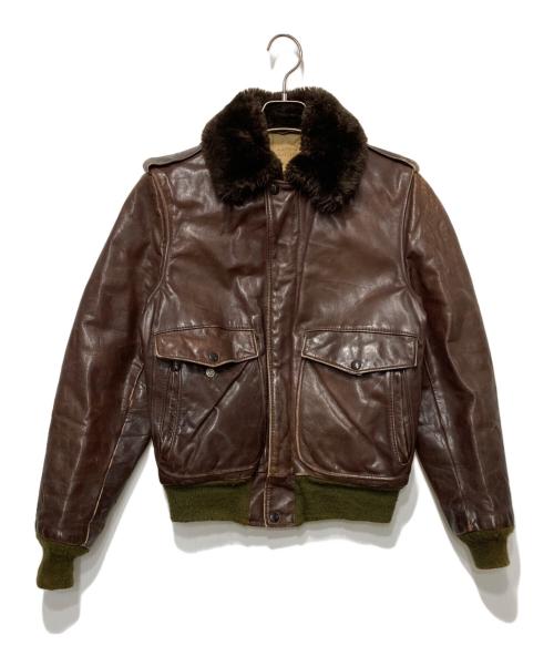 Schott（ショット）Schott (ショット) フライトジャケット ブラウン サイズ:36の古着・服飾アイテム