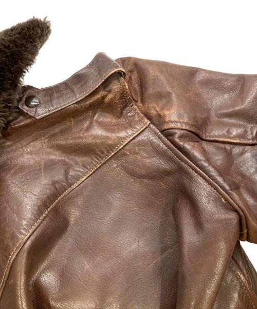 Schott（ショット）Schott (ショット) フライトジャケット ブラウン サイズ:36の古着・服飾アイテム