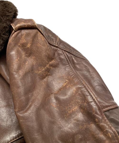 Schott（ショット）Schott (ショット) フライトジャケット ブラウン サイズ:36の古着・服飾アイテム