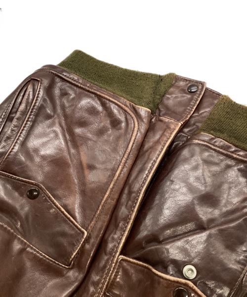 Schott（ショット）Schott (ショット) フライトジャケット ブラウン サイズ:36の古着・服飾アイテム
