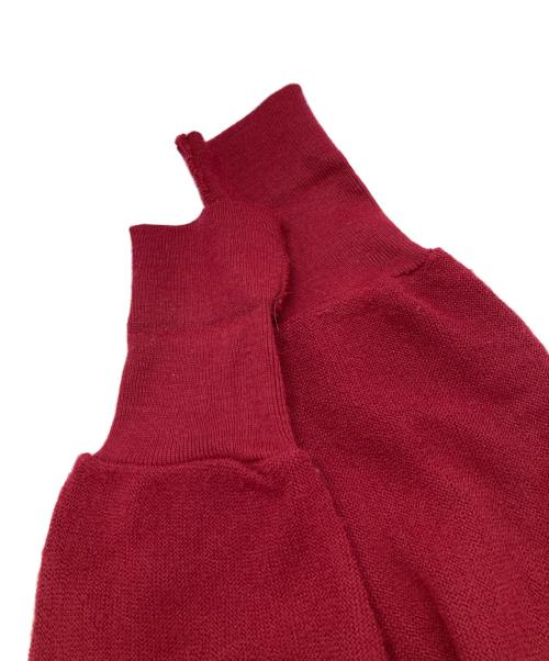 IZOD LACOSTE（アイゾッド ラコステ）IZOD LACOSTE (アイゾッド ラコステ) Vネックニット レッド サイズ:Ｍの古着・服飾アイテム