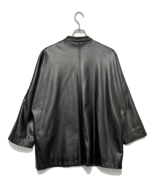 HARE（ハレ）HARE (ハレ) エコレザージャケット ブラック サイズ:Fの古着・服飾アイテム