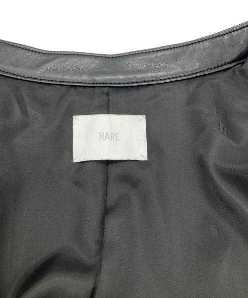 HARE（ハレ）HARE (ハレ) エコレザージャケット ブラック サイズ:Fの古着・服飾アイテム
