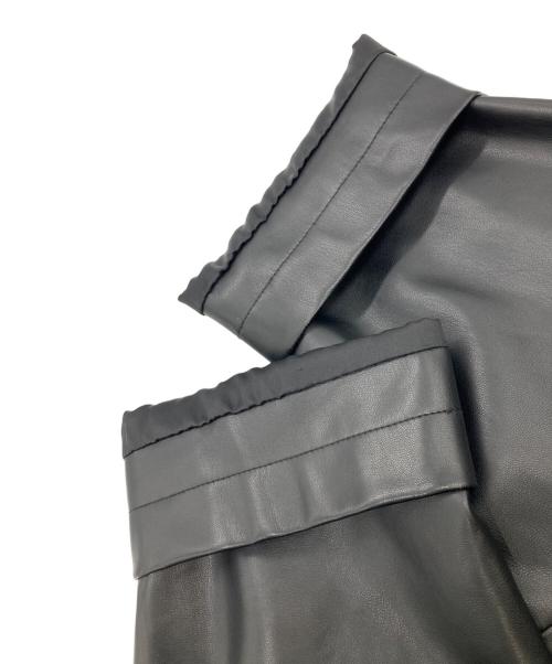 HARE（ハレ）HARE (ハレ) エコレザージャケット ブラック サイズ:Fの古着・服飾アイテム