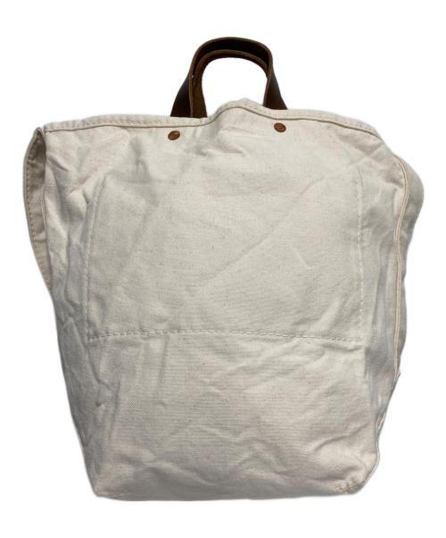 raregem（レアジェム）raregem (レアジェム) 2WAYショルダーキャンバスバッグ アイボリーの古着・服飾アイテム