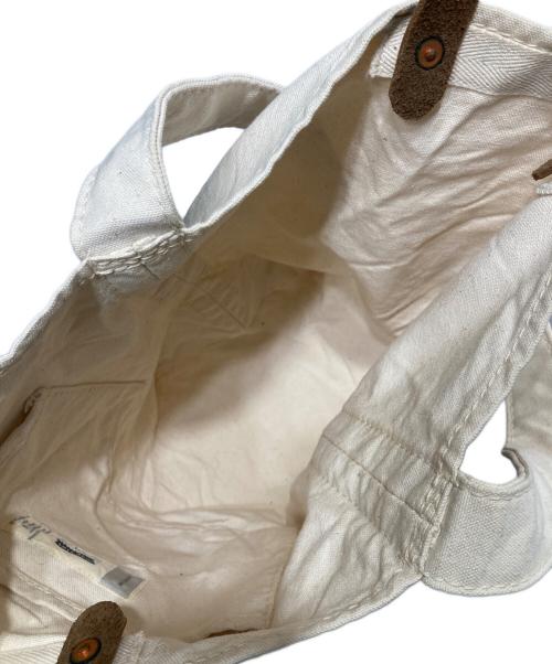 raregem（レアジェム）raregem (レアジェム) 2WAYショルダーキャンバスバッグ アイボリーの古着・服飾アイテム