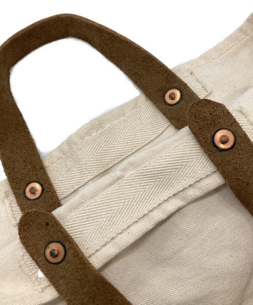 raregem（レアジェム）raregem (レアジェム) 2WAYショルダーキャンバスバッグ アイボリーの古着・服飾アイテム