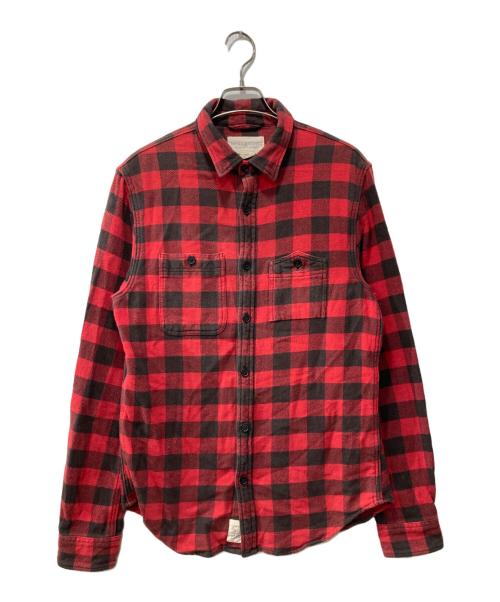 Denim & Supply Ralph Lauren（デニム＆サプライ ラルフローレン）DENIM & SUPPLY RALPH LAUREN (デニム＆サプライ ラルフローレン) チェックシャツ レッド サイズ:Mの古着・服飾アイテム