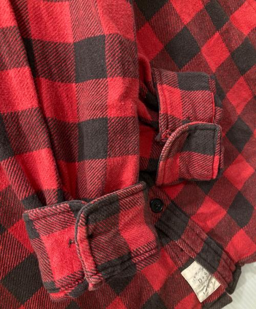 Denim & Supply Ralph Lauren（デニム＆サプライ ラルフローレン）DENIM & SUPPLY RALPH LAUREN (デニム＆サプライ ラルフローレン) チェックシャツ レッド サイズ:Mの古着・服飾アイテム