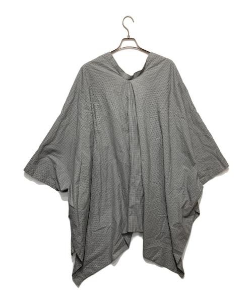 Edwina Horl（エドウィナ ホール）Edwina Horl (エドウィナ ホール) ポンチョ グレー サイズ:-の古着・服飾アイテム
