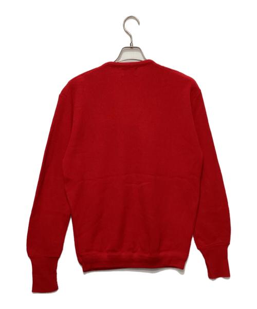 IZOD LACOSTE（アイゾッド ラコステ）IZOD LACOSTE (アイゾッド ラコステ) Vネックニット レッド サイズ:Ｌの古着・服飾アイテム