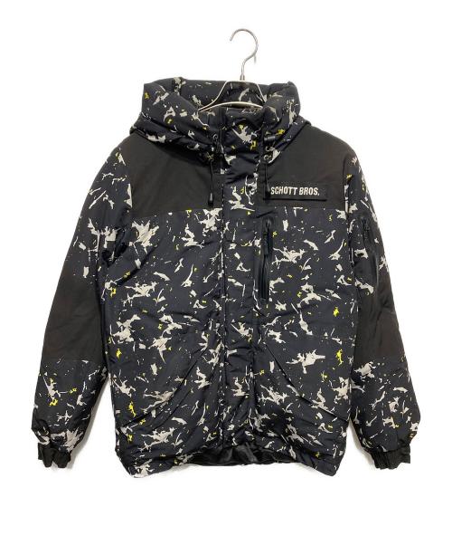 SCHOTT BROS.（ショット）SCHOTT BROS. (ショットブロス) 2TONE DOWN PARKA/ダウンパーカー ブラック サイズ:Mの古着・服飾アイテム