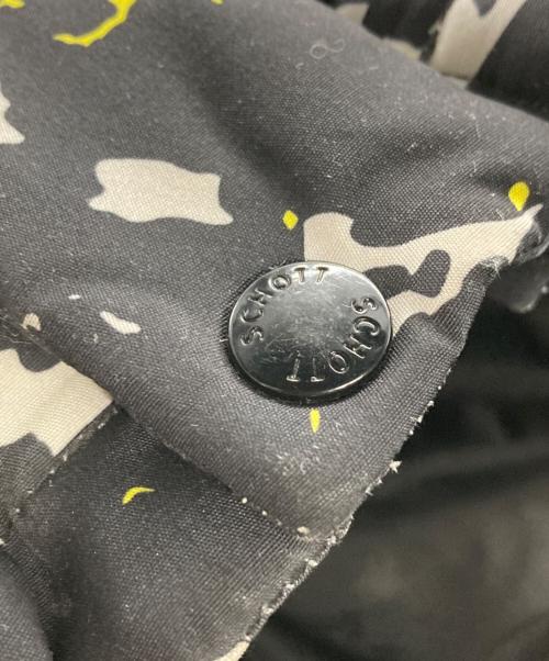 SCHOTT BROS.（ショット）SCHOTT BROS. (ショットブロス) 2TONE DOWN PARKA/ダウンパーカー ブラック サイズ:Mの古着・服飾アイテム