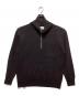 MHL（エムエイチエル）の古着「ウールリネンハーフジップニット」｜ブラック