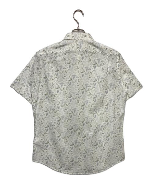 PAUL SMITH（ポールスミス）PAUL SMITH (ポールスミス) リーフ柄半袖シャツ グリーン サイズ:Ｌの古着・服飾アイテム