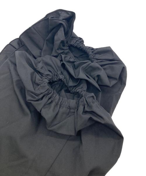 Apuweiser-riche（アプワイザーリッシェ）Apuweiser-riche (アプワイザーリッシェ) フリルギャザーブラウス ブラック サイズ:2 未使用品の古着・服飾アイテム