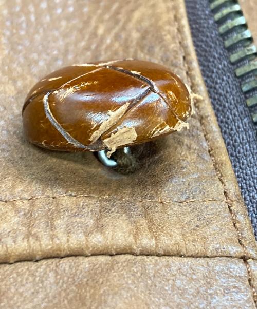 NORTON&WIISON（ノートンアンドウィルソン）NORTON&WIISON (ノートンアンドウィルソン) レザーコート ブラウン サイズ:50の古着・服飾アイテム