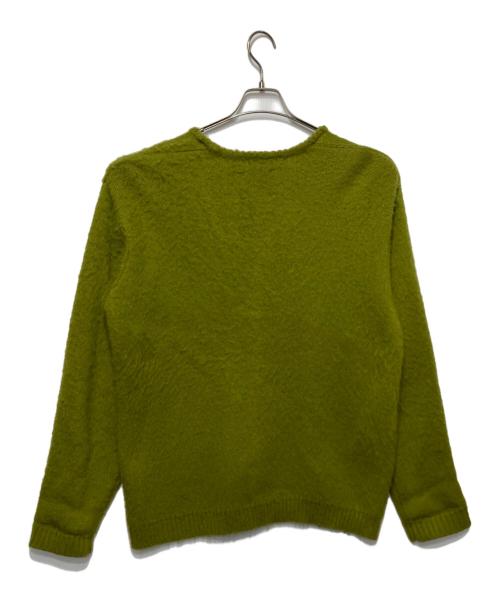 TOWN CRAFT（タウンクラフト）TOWN CRAFT (タウンクラフト) シャギーニットカーディガン グリーン サイズ:Ｌの古着・服飾アイテム