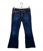 TRUE RELIGIONトゥルー レリジョン）の古着「フレアデニムパンツ」｜インディゴ