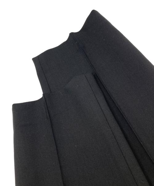 theory project（セオリープロジェクト）theory project (セオリープロジェクト) ピンタックテーパードパンツ ブラックの古着・服飾アイテム