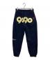 9090 (9090) 90 Logo SWEAT PANTS ネイビー サイズ:L：3500円