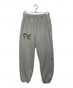 90909090）の古着「90 Logo SWEAT PANTS」｜グレー