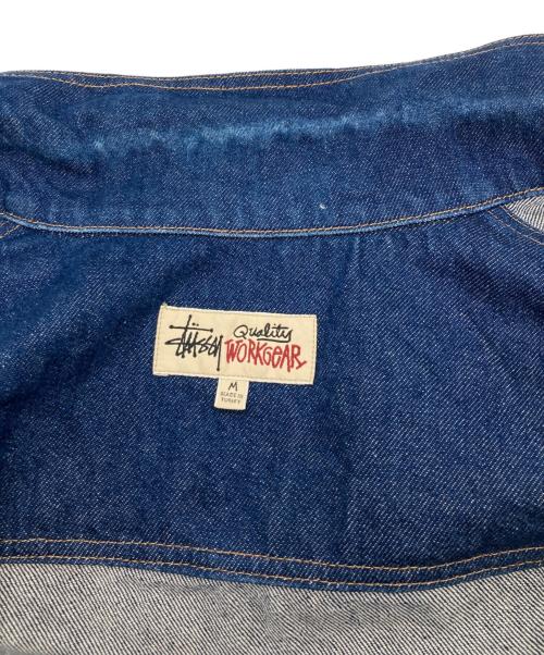 stussy（ステューシー）stussy (ステューシー) DENIM ZIP UP WORK JACKET インディゴ サイズ:Ｍの古着・服飾アイテム