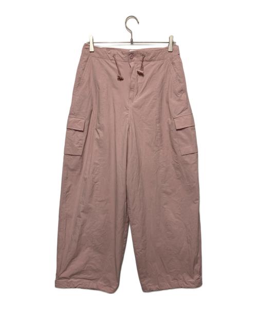 UNGRID（アングリッド）UNGRID (アングリッド) ナイロン混ミリタリールーズパンツ ピンク サイズ:Fの古着・服飾アイテム