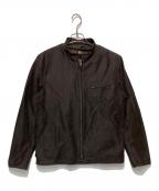 Schott×SHIPS GENERAL SUPPLYショット×シップスジェネラルサプライ）の古着「別注ライナー付きシングルライダースジャケット」｜ブラウン