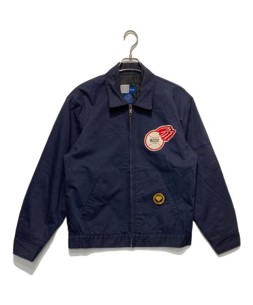 EBBETS FIELD FLANNELS（エベッツフィールドフランネルズ）EBBETS FIELD FLANNELS (エベッツフィールドフランネルズ) ワッペンコーチジャケット ネイビー サイズ:Ｍの古着・服飾アイテム