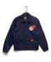 EBBETS FIELD FLANNELS（エベッツフィールドフランネルズ）の古着「ワッペンコーチジャケット」｜ネイビー
