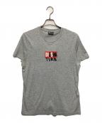 DIESELディーゼル）の古着「プリントTシャツ」｜グレー