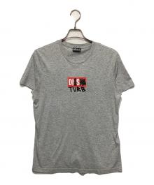 DIESEL（ディーゼル）の古着「プリントTシャツ」｜グレー