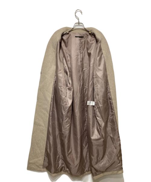 AP STUDIO（エーピーストゥディオ）AP STUDIO (エーピーストゥディオ) ウールオーバーコート ベージュ サイズ:38の古着・服飾アイテム