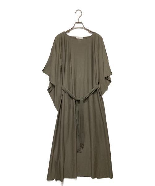 RIM.ARK（リムアーク）RIM.ARK (リムアーク) kersey loose long OP グリーン サイズ:FREEの古着・服飾アイテム